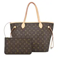 在飛比找Yahoo奇摩購物中心優惠-Louis Vuitton Neverfull MM經典 M