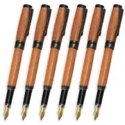 Classic Fountain Pen Kit, Gun Metal Finish, 6 Pack, Legacy Woodturning
