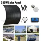 380W Flexible Solar Panel Kit 12V 380 Watt Mono Camping Power Charging Battery
