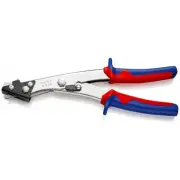KNIPEX Tools - Sheet Metal Nibblers, Multi-Component (9055280), Red