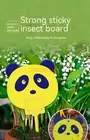 24Pcs (Fly Catch Traps)Fruit Fungus Trap Panda Shape Gnat Catcher w/Sticks USA h