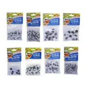 Joggle Wiggly Mobile Googly Eyes Glue On for Art & Craft Projects