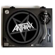 Anthrax Turntable Slipmat for Vinyl Records Fits 12" DJ Slip Mat Thrash Metal