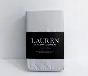 Lauren Ralph Lauren Silver Dunham Sateen Set of 2 King Pillowcases 300TC