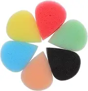 Facial Sponges Boys and Girls Makeup Sponges for Blending 6pc Tear Drop Shaped Art Work Painting Drawing Tool