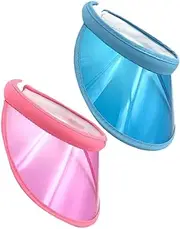 [Yardenfun] Sun Block Hat Sun Hat Sun Visor Hat Pvc Summer Hat Sun Shield Hats Hat for Man Shade Hat Caps Empty Hat Outdoor Hats Summer Empty Top Hat Sunhats Purple