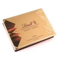 在飛比找博客來優惠-【Lindt 瑞士蓮】經典薄片黑巧克力 125g