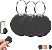 Safesync GPS Tracker, Safesync,Safe Sync GPS Tracker,Tracking Device, Positioning Device, Anti-Lost Locator, Positioning Bluetooth Artifact for The Elderly Or Car,Luggage (Black-3pcs)