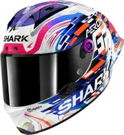 Shark Aeron-GP Zarco GP de France, full face helmet , color: White/Purple/Blue , size: S