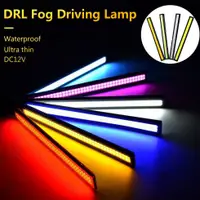 在飛比找蝦皮購物優惠-1 件 17 厘米汽車 Led COB DRL 日間行車燈防