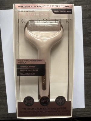 Finishing Touch Flawless Facial Massage Ice Roller Face Neck Body calm skin NEW