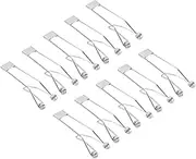 uxcell 70x24mm Downlight Spring Clips, 20 Pack Emitting Diode Recessed Lighting Accessories Securing Clamps for Ceiling Lamp