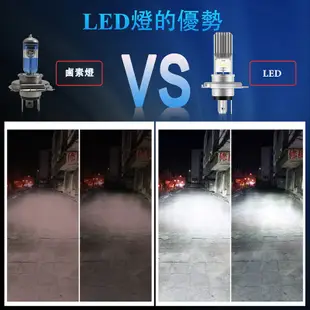 摩托車大燈 LED H4 P15D BA20D 燈泡高低亮 LED燈 機車摩托車配件大燈