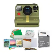 Polaroid Now Plus Instant Camera Generation 2 Forest Green with Film Kit