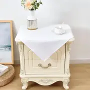 Wolkemer 2 Pack Small Square Tablecloth 24 X 24 Inch Washable Fabric Table Cloth