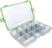 JOINPAYA Fishing Tackle Container Collapsible Storage Boxes Plastic Material Waterproof and Space-Saving for Anglers