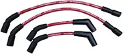 Ton's Performance RED 10mm Spark Plug Wires Silicone Compatible with M8 Harley Davidson Softail 2018+ FX FXST 2024 Road King/Street Glide, TONS-18M8FXFL-RD-10MM