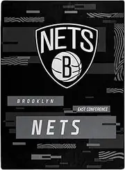 Northwest NBA Brooklyn Nets Raschel Throw Blanket, 60" x 80", Digitize