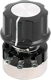 Aexit B502K (Control electrical) Ohm Top Adjustment Knurled Shaft Taper Pot Potentiometer RV24YN20S (36ry18qf510) w Knob