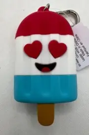 Bath & Body Works Red White Blue Smiley Popsicle Hand Gel Pocketbac Holder