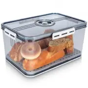 Large Bread Box for Kitchen Countertop,Plastic Bread Container,Bread Storage,...