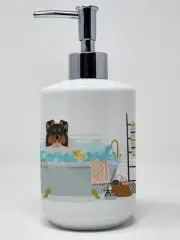 Tricolor Sheltie Ceramic Soap Dispenser Hand Soap Dispenser Pump Bottles for