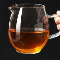在飛比找蝦皮購物優惠-高硼矽公道杯 耐熱玻璃茶杯茶漏套裝茶海大號分茶器功夫茶具玻璃