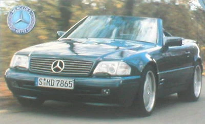 Mercedes 500SL vs. Aston Martin DB7 Road Test Brochure