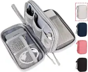Universal Cord Storage Case - Waterproof Portable Electronic Organizer Bag for T