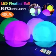 1-10PCS Floating Pool Lights with 16 Colors Swimming Underwater Pool Lights Ball