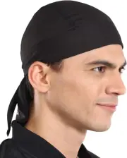 Cooling Helmet Liner - Do Rag Skull Caps for Men - Hard Hat Liner Sweat Cap - C