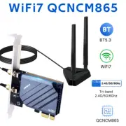FV-BE8800Pro Desktop PCI-E WiFi 7 Card Tri-Band QCNCM865 WiFi Bluetooth Adapter