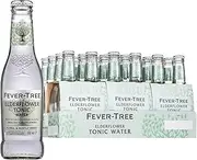 Fever-Tree Elderflower Tonic Water, Premium Quality Sparkling Drink Mixer, Natural Ingredients & Flavours, 200mL (Pack of 24 Glass Bottles)
