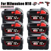 18V 12.0Ah Lithium Battery For Milwaukee M18 48-11-1815 48-11-1860 M18B5 C18BX