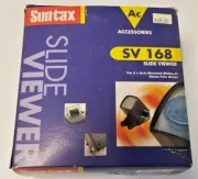 Suntax Slide Viewer SV168 For 5x5cm Mounted Slides & 35mm Film Strips New In Box