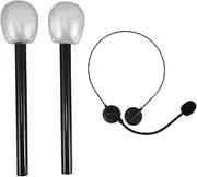 Sosoport Safe Foam Boys and Girls Microphone Versatile Props for Decor Cosplay Stage Shows