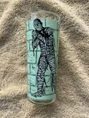 Vintage 1960s Universal Monsters Mummy Drinking Glass Anchor Hocking - RARE!
