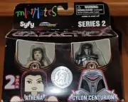 NEW Battlestar Galactica Series 2 Minimates 2-Pack Athena & Cylon Centurion TRU