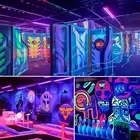 2 Packs LED UV Blacklight UV Lamp Bar Stage Blacklight Tube Portable UV Light VA