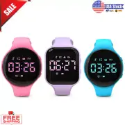 Non-Bluetooth Led Fitness Tracker Watch, Digital Pedometer Watch,With Step Count