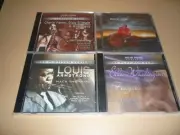 Louis Armstrong, Ella Washington, Charlie Parker, Michael Logan 4 CD's
