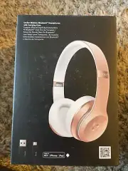 Beats Solo3 Wireless Bluetooth On-Ear Headphones - Rose Gold Pink - New Sealed