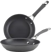 Circulon 83905 Radiance [hard anodized] Nonstick Frying pan set/Skillet Set - 8.5 Inch and 10 Inch, Gray