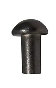 3/8 x 1/2 Steel Round Rivet Plain Finish (Approximately 30 Pieces) Hanson Rivet