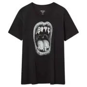 TORRID Bite Me Relax Fit Heritage Jersey Crew Tee NWT Size 1X