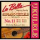 ☆唐尼樂器︵☆全新公司貨 La Bella No.11 Soprano 21吋烏克麗麗套弦 (10折)