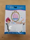 Turbie Twist White Hair Towels Twist & Loop Super Absorbent Microfiber