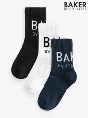 Baker by Ted Baker Socks 3 Pack (N22264) | $11 - $13