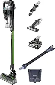 [Bissell] ICON Pet Turbo 3175F Cordless Stick Vacuum with 400w High Suction Digital Motor, 50-min Runtime, Tangle-Free Brush Roll, LED Lights, SmartSeal Allergen System, Motorised Tools, Wall Mount