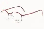 SILHOUETTE 2910 756061 Urban Fusion Matte Brown Round Eyeglasses 47mm